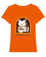 Ramantic Cat Tricou mânecă scurtă guler larg fitted Damă Expresser