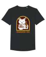 Ramantic Cat Tricou mânecă scurtă guler larg Bărbat Skater