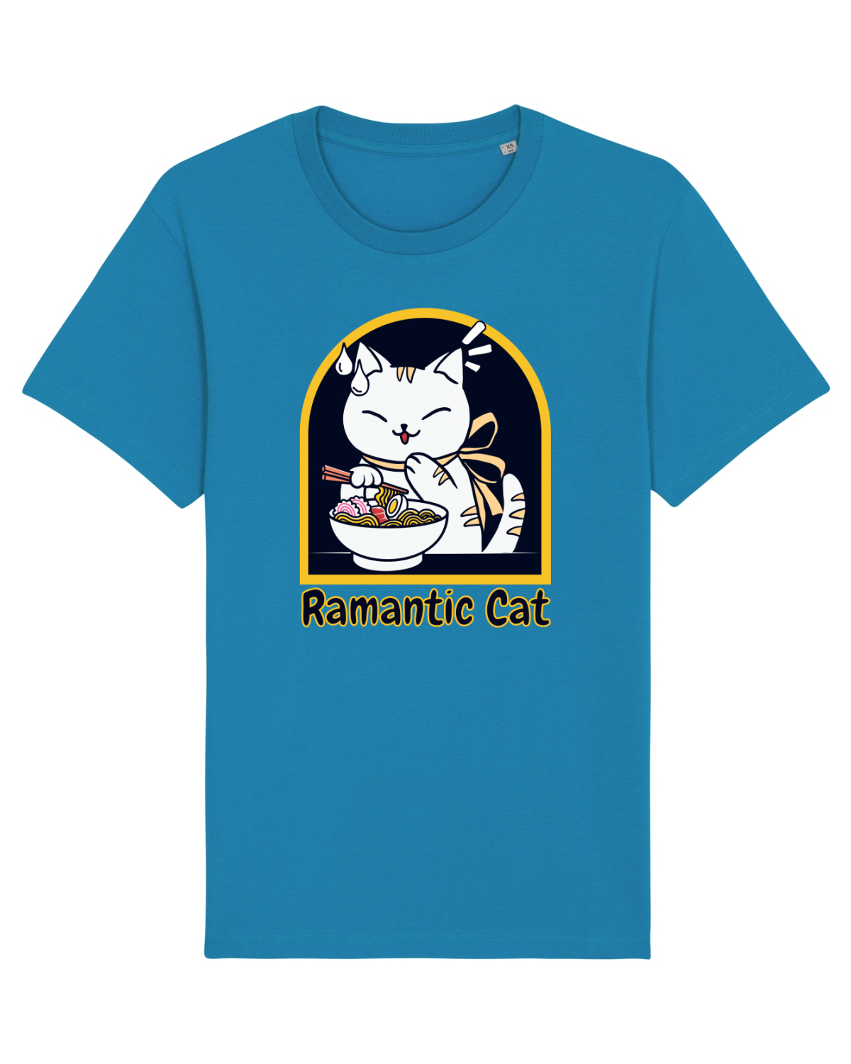 Tricou mânecă scurtă Unisex Rocker Azur