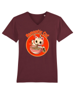 Ramantic Cat Tricou mânecă scurtă guler V Bărbat Presenter