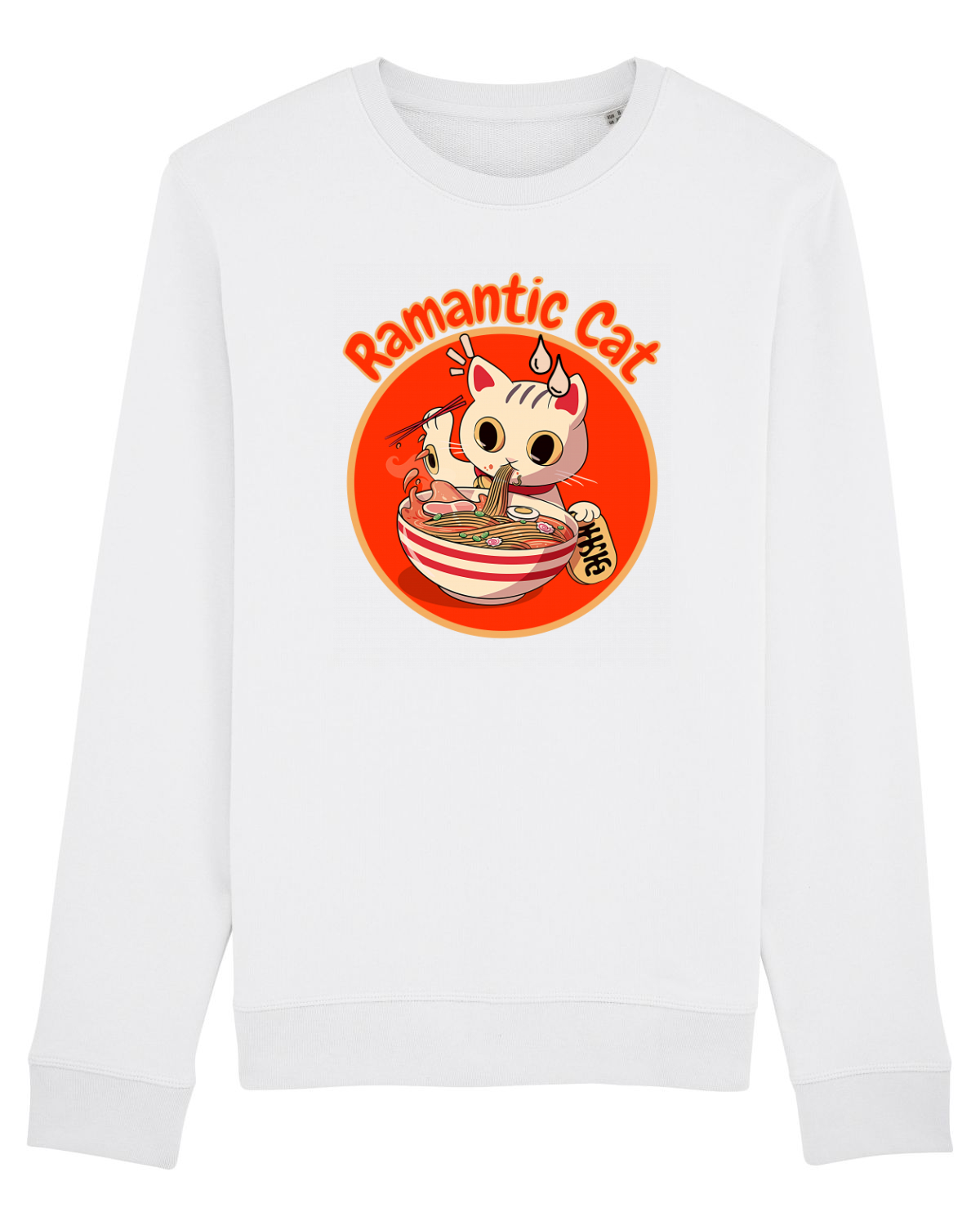 Bluză mânecă lungă Unisex Rise White
