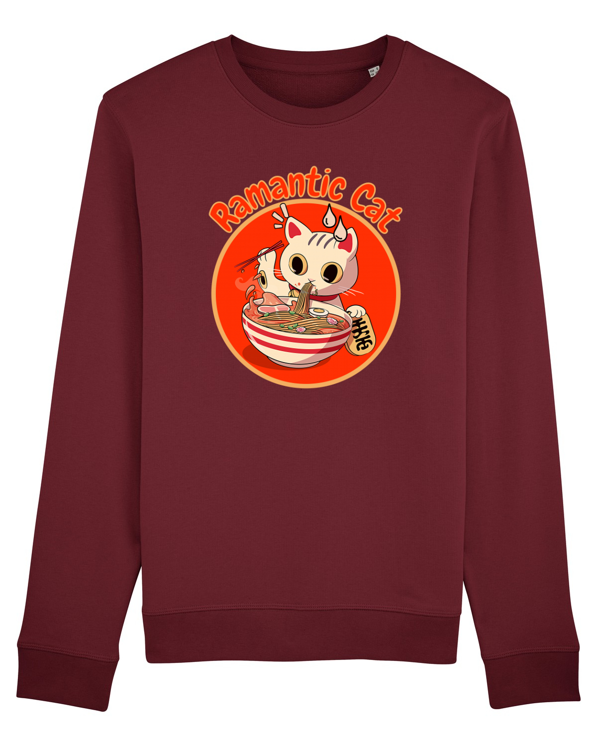 Bluză mânecă lungă Unisex Rise Burgundy