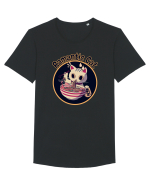 Ramantic Cat Tricou mânecă scurtă guler larg Bărbat Skater