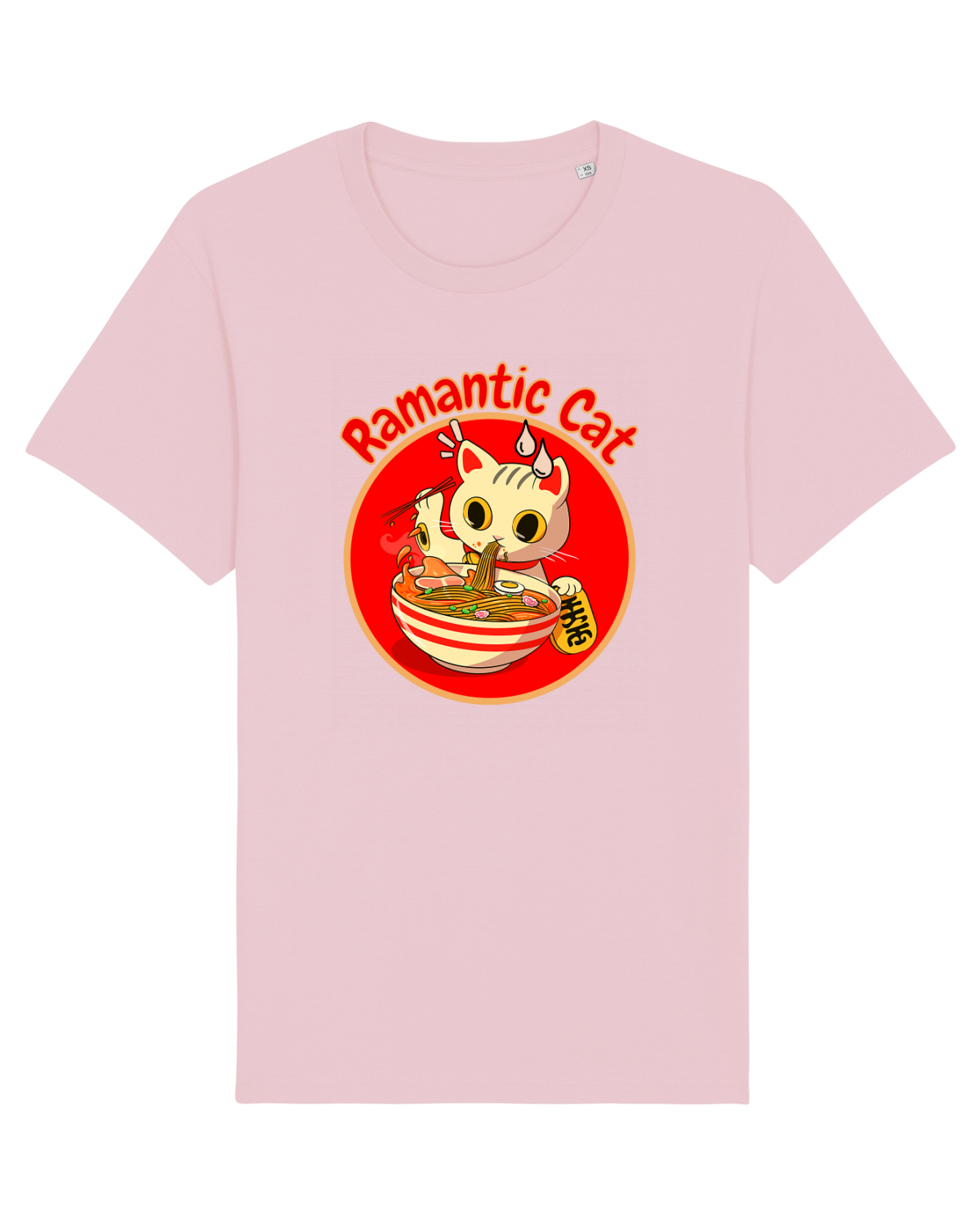 Tricou mânecă scurtă Unisex Rocker Cotton Pink