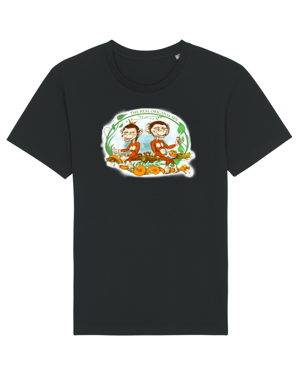 Tricou mânecă scurtă Unisex Rocker Black