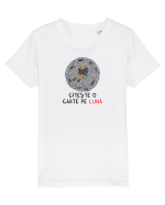 O carte pe lună Tricou mânecă scurtă  Copii Mini Creator