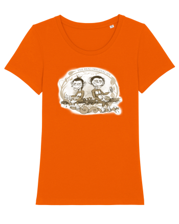 Adevaratul pacat originar - maimutele (sepia) Bright Orange
