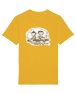 Adevaratul pacat originar - maimutele (sepia) Tricou mânecă scurtă Unisex Rocker