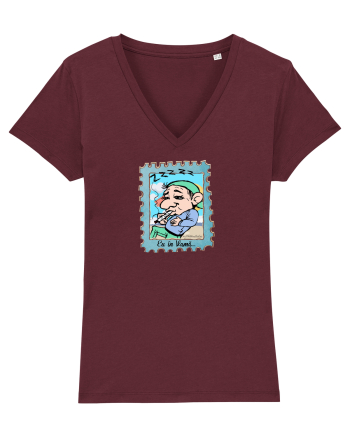 Tricou de Vama Burgundy
