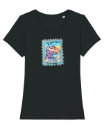 Tricou de Vama 2 Tricou mânecă scurtă guler larg fitted Damă Expresser