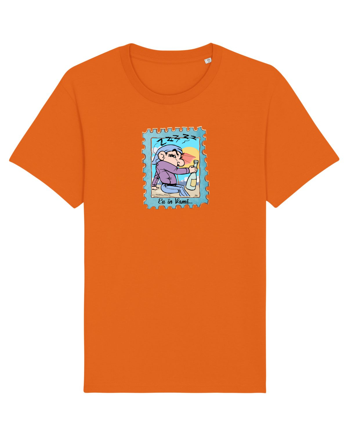Tricou mânecă scurtă Unisex Rocker Bright Orange