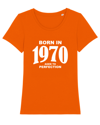 BORN IN 1970 Bright Orange