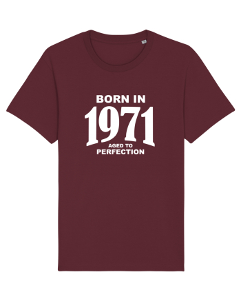 BORN IN 1971 Burgundy
