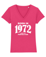 BORN IN 1972 Tricou mânecă scurtă guler V Damă Evoker