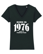 BORN IN 1976 Tricou mânecă scurtă guler V Damă Evoker