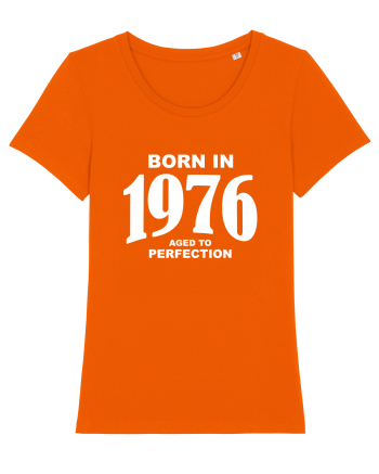 BORN IN 1976 Bright Orange