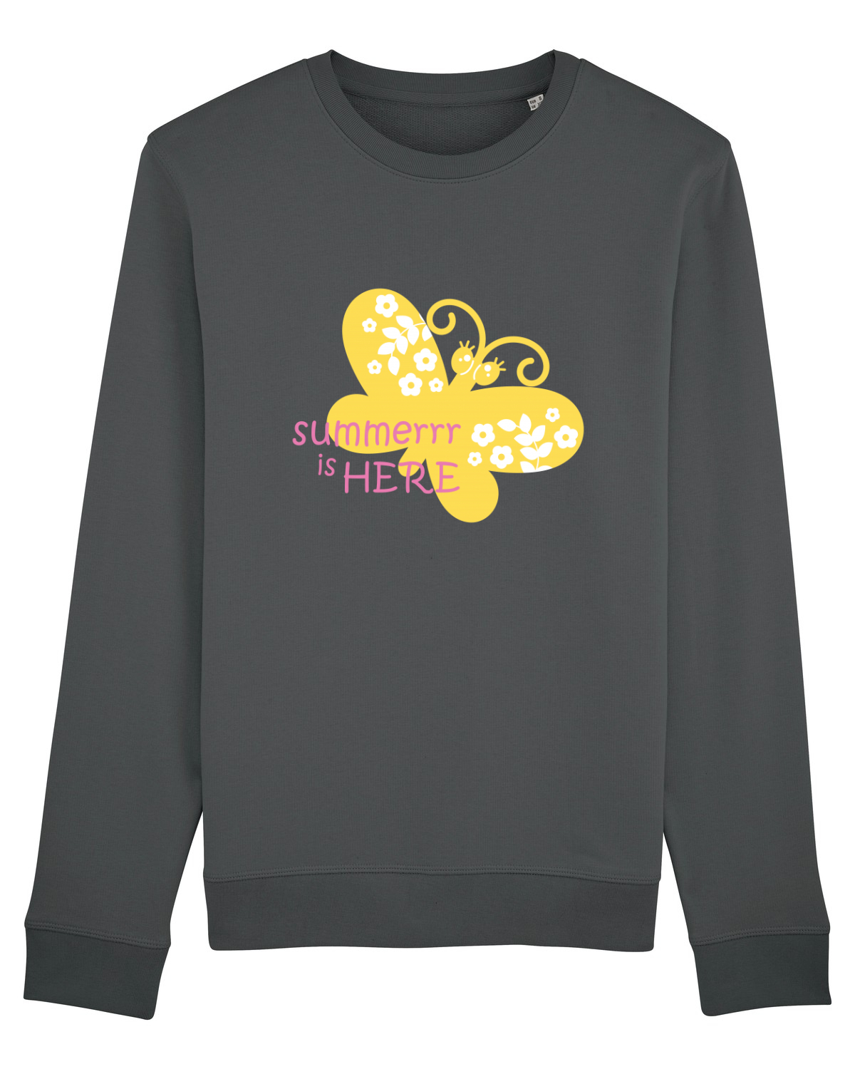 Bluză mânecă lungă Unisex Rise Anthracite