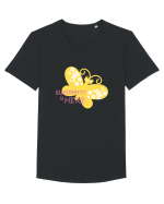 Summer is Here ! Tricou mânecă scurtă guler larg Bărbat Skater