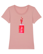Un Gust Dulce de Bărbat Tricou mânecă scurtă guler larg fitted Damă Expresser