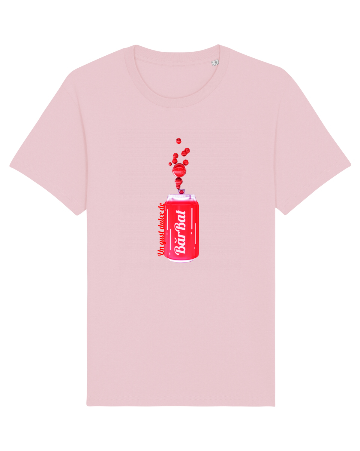 Tricou mânecă scurtă Unisex Rocker Cotton Pink