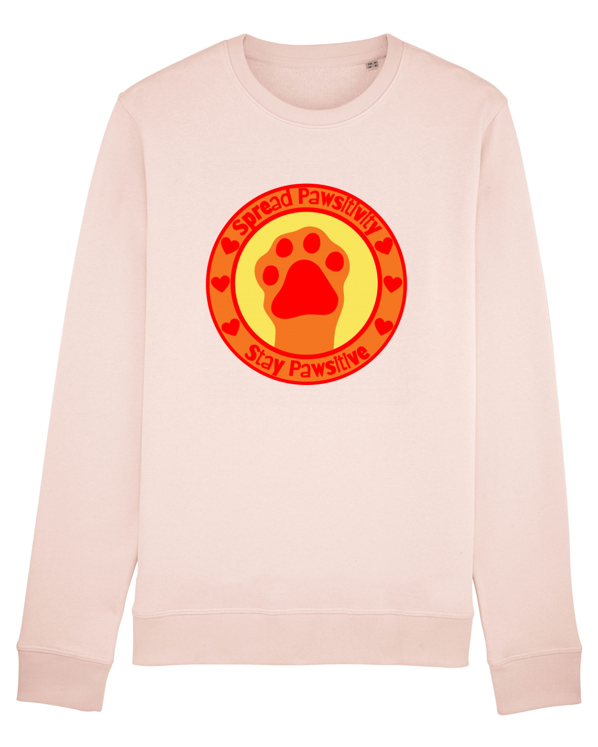 Bluză mânecă lungă Unisex Rise Candy Pink