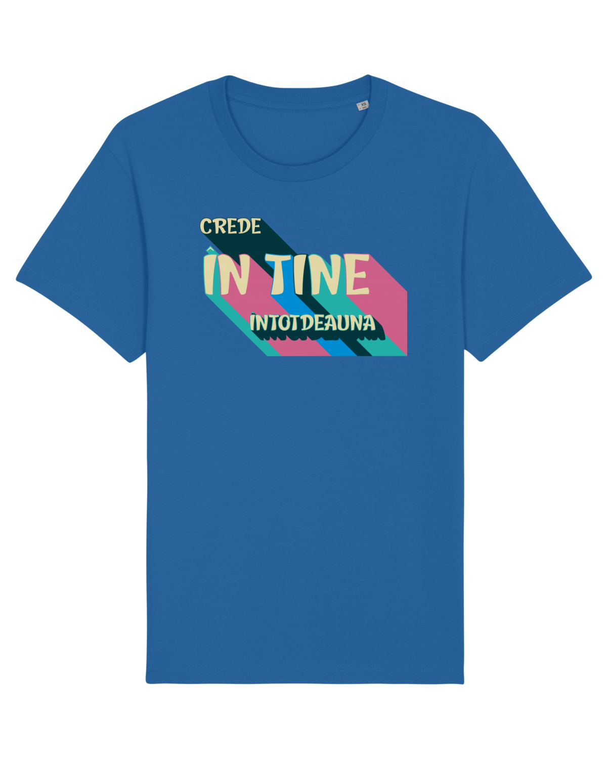 Tricou mânecă scurtă Unisex Rocker Royal Blue