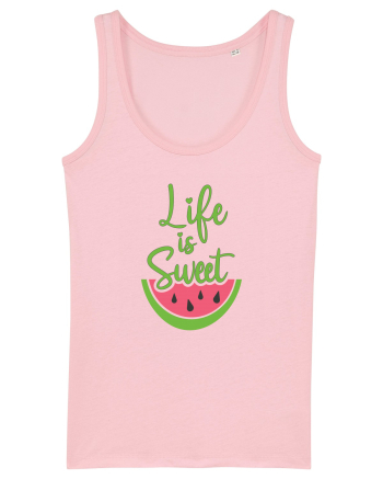 Life is Sweet Cotton Pink