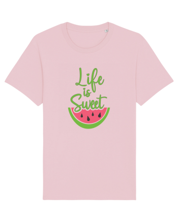Life is Sweet Cotton Pink
