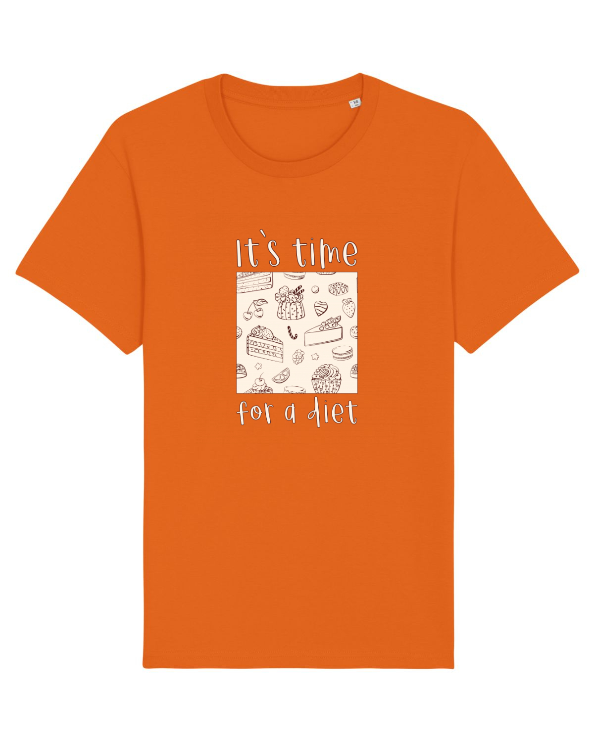 Tricou mânecă scurtă Unisex Rocker Bright Orange