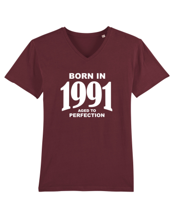 BORN IN 1991 Burgundy
