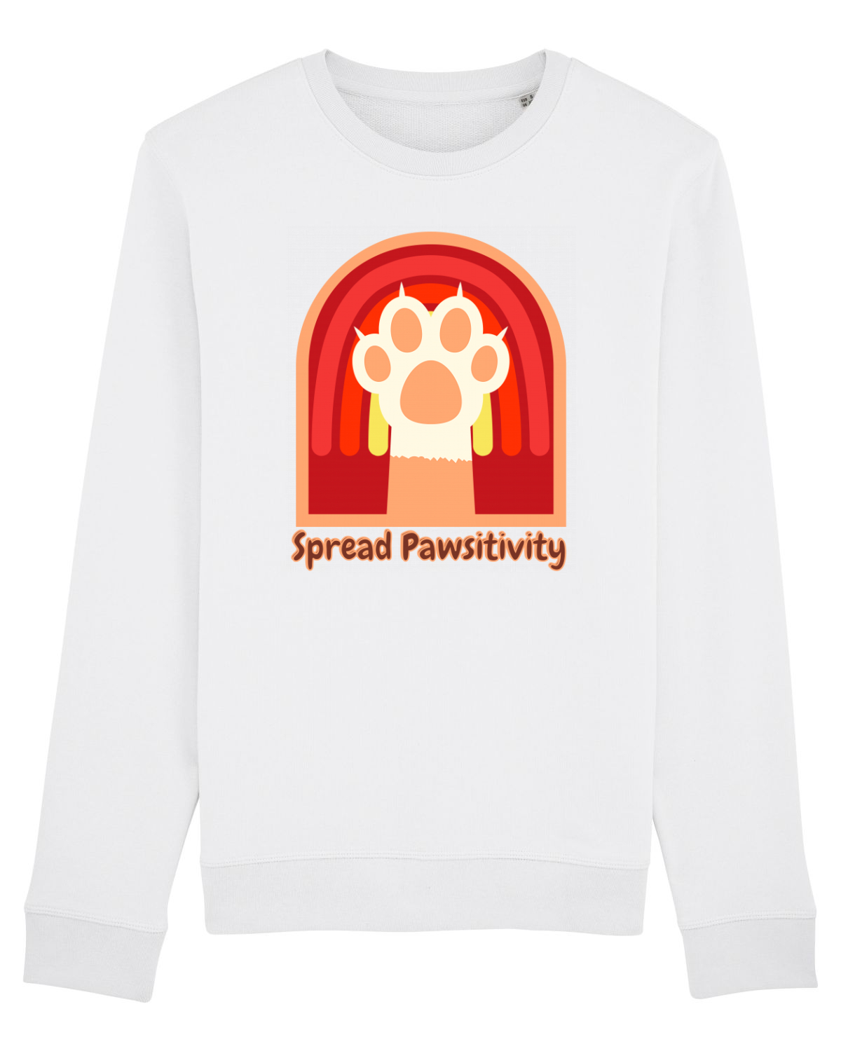 Bluză mânecă lungă Unisex Rise White
