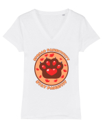 Stay  Tricou mânecă scurtă guler V Damă Evoker