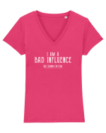 Bad Influence Tricou mânecă scurtă guler V Damă Evoker