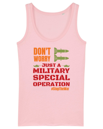 Stop The War Cotton Pink