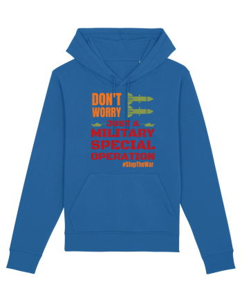 Stop The War Royal Blue