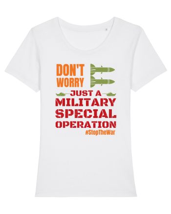 Stop The War White