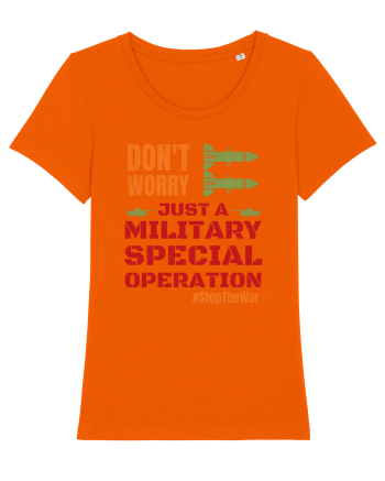 Stop The War Bright Orange