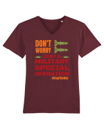 Stop The War Tricou mânecă scurtă guler V Bărbat Presenter