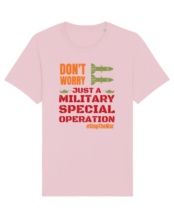 Stop The War Cotton Pink