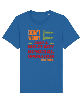 Stop The War Royal Blue