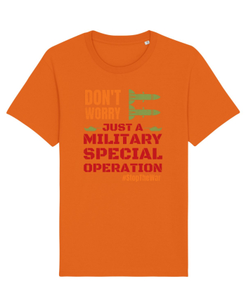 Stop The War Bright Orange