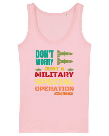 Stop The War Cotton Pink