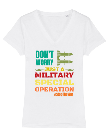 Stop The War White