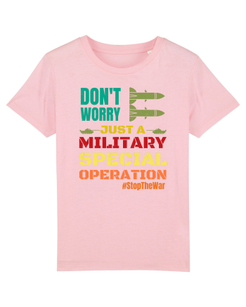 Stop The War Cotton Pink