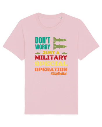 Stop The War Cotton Pink