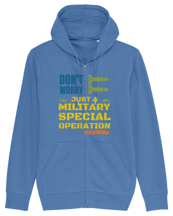 Stop The War Bright Blue