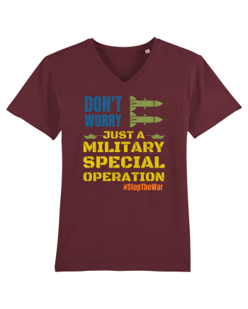Stop The War Burgundy