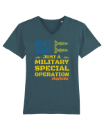 Stop The War Tricou mânecă scurtă guler V Bărbat Presenter