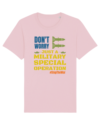Stop The War Cotton Pink