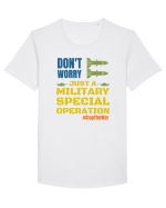 Stop The War Tricou mânecă scurtă guler larg Bărbat Skater